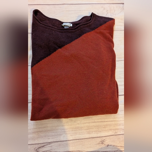 Smartwool Women's shadow pine color block crew neck Long Sleeve sweater. Size XL - Picture 3 of 11